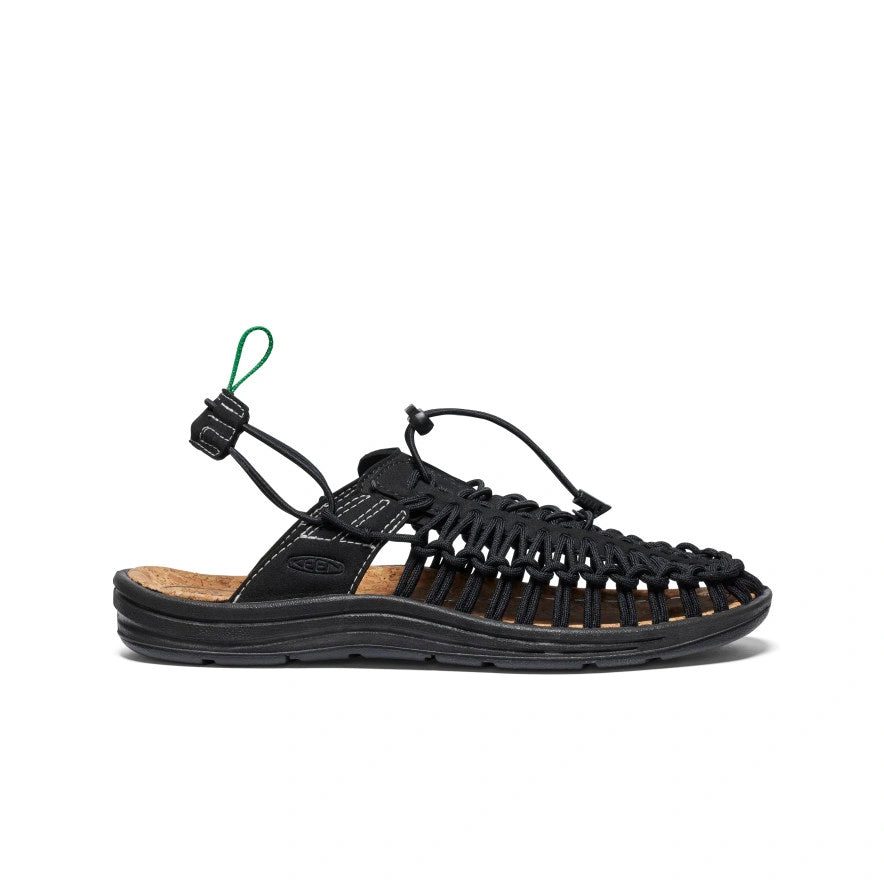 UNEEK II Convertible: Negro & Verde Alegre. ¡Unisex, adaptable y listo para la aventura! ¡Tus pies lo agradecerán!