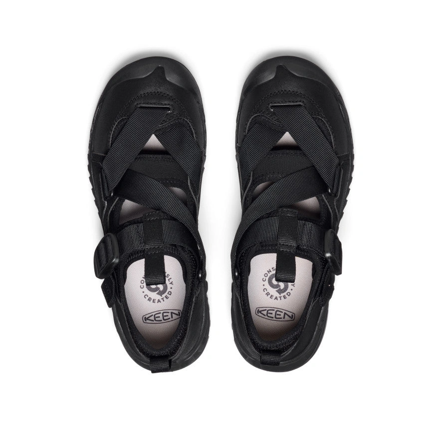 Sandalia Hoodzerra Unisex Negra: Comodidad y Estilo Atemporal Para Todos.